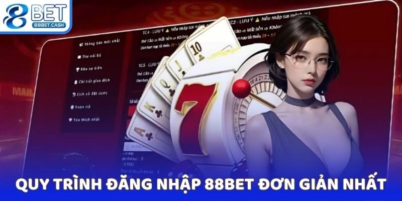 Quy trình đăng nhập 88BET đơn giản nhất